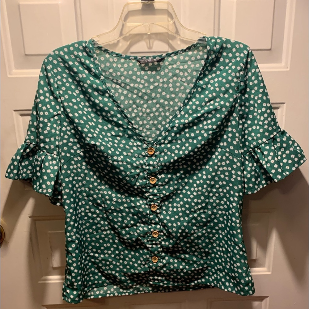 Girly flower top from SHEIN size M